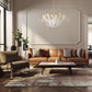 Eurofase Lighting Kagra 42" 12-Light Distressed White Chandelier