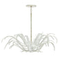 Eurofase Lighting Kagra 42" 12-Light Distressed White Chandelier
