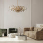 Eurofase Lighting Kagra 56" 12-Light Antique Brass Chandelier