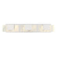 Eurofase Lighting Kasha 28" 3-Light Dimmable LED Chrome Metal Bath Bar With Clear & Smoke Pattern Shades