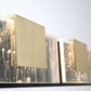 Eurofase Lighting Kasha 28" 3-Light Dimmable LED Gold & Black Metal Bath Bar With Clear & Smoke Pattern Shades