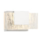 Eurofase Lighting Kasha 9" 1-Light Dimmable LED Chrome Metal Bath Bar With Clear & Smoke Pattern Shades