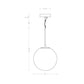 Eurofase Lighting Kepler 12" 1-Light Dimmable Integrated LED Gold Chandelier With White Alabaster Shades
