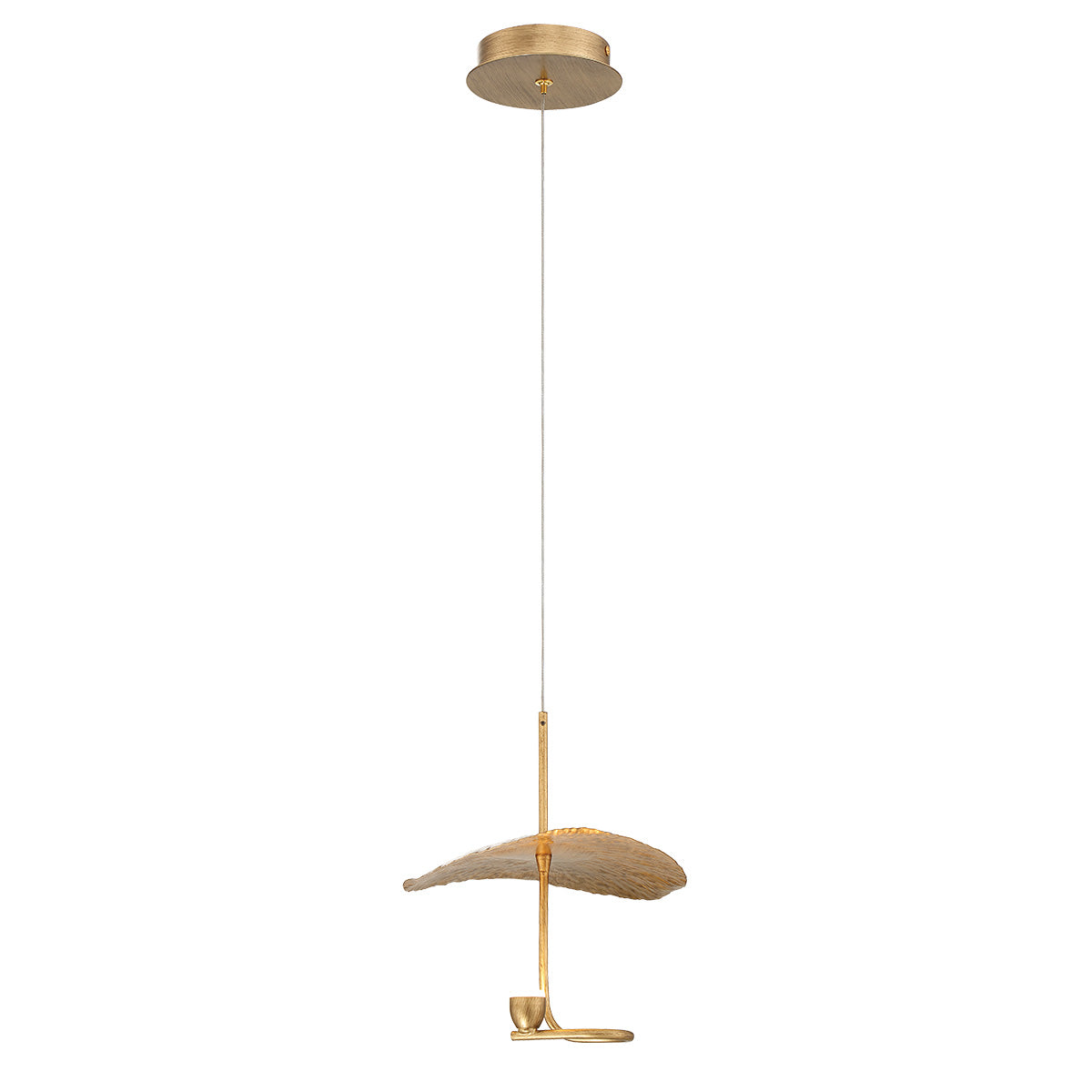 Eurofase Lighting Lagatto 10" Dimmable Integrated LED Bronze Metal Pendant Light