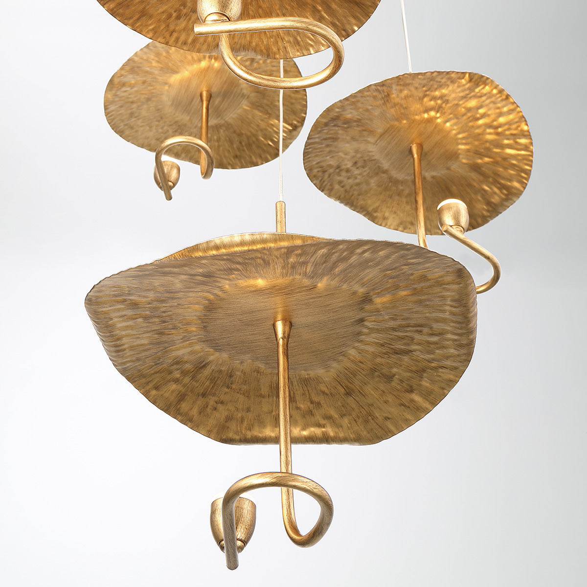 Eurofase Lighting Lagatto 28" 6-Light Dimmable Integrated LED Bronze Metal Chandelier