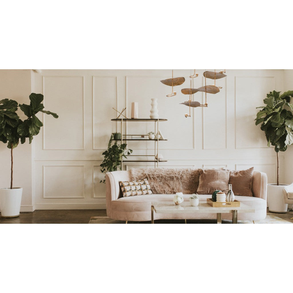 Eurofase Lighting Lagatto 36" 9-Light Dimmable Integrated LED Bronze Metal Chandelier