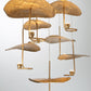 Eurofase Lighting Lagatto 39" 7-Light Dimmable Integrated LED Bronze Metal Oval Chandelier