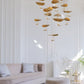 Eurofase Lighting Lagatto 52" 16-Light Dimmable Integrated LED Bronze Metal Chandelier