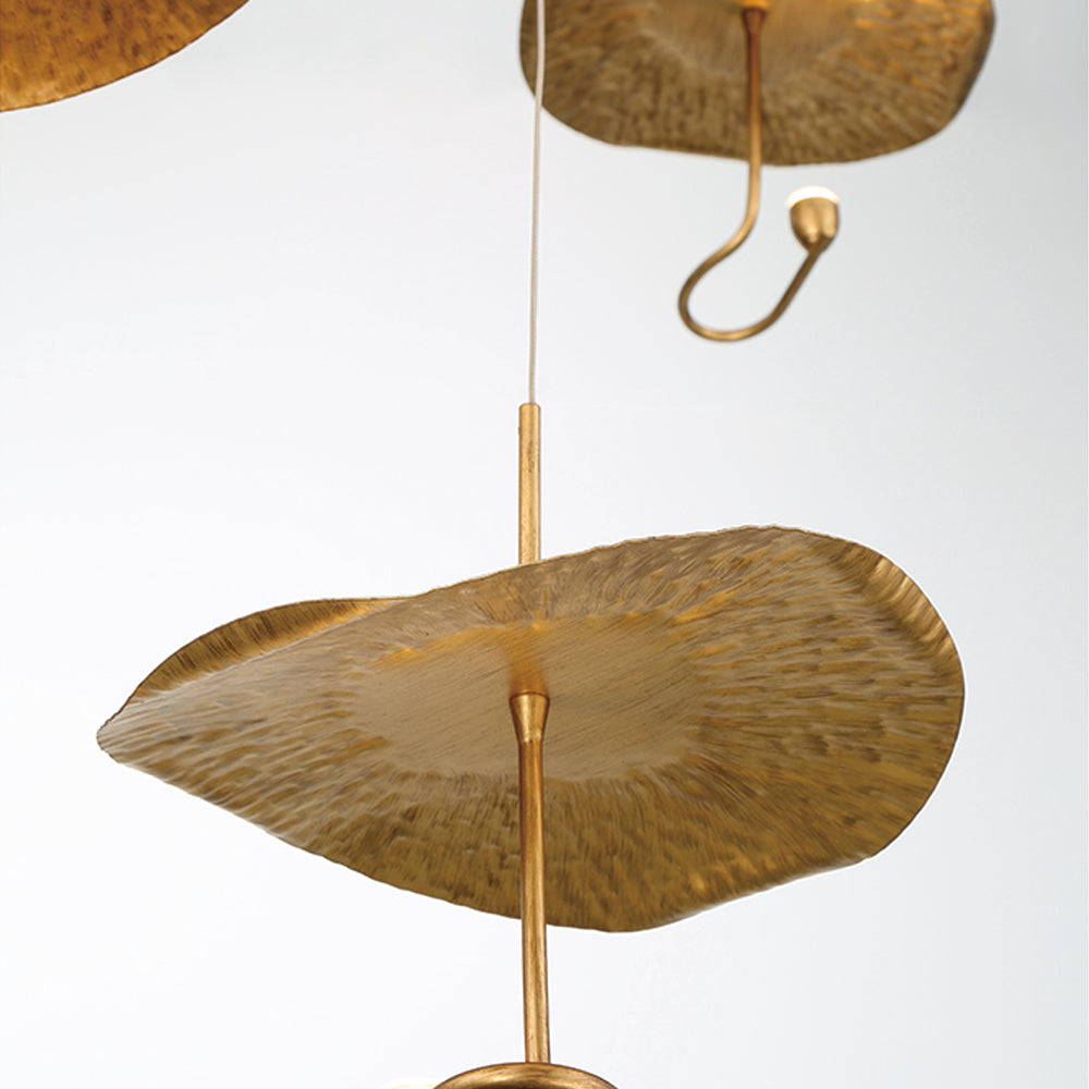 Eurofase Lighting Lagatto 52" 16-Light Dimmable Integrated LED Bronze Metal Chandelier