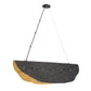 Eurofase Lighting Lahar 50" 6-Light Oil Rubbed Bronze Aluminum Chandelier