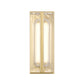 Eurofase Lighting Langferd 12" 1-Light Integrated LED Glass Shade Gold Steel Outdoor Wall Sconce