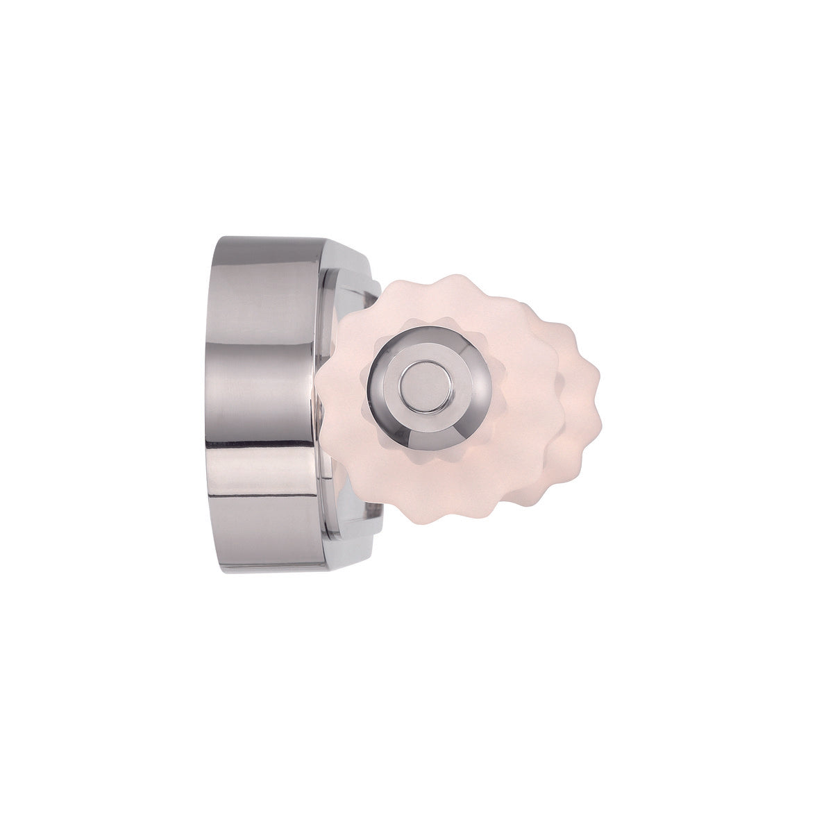 Eurofase Lighting Lansdowne 22" 1-Light Integrated LED Glass Shade Polished Nickel Steel Vanity Light