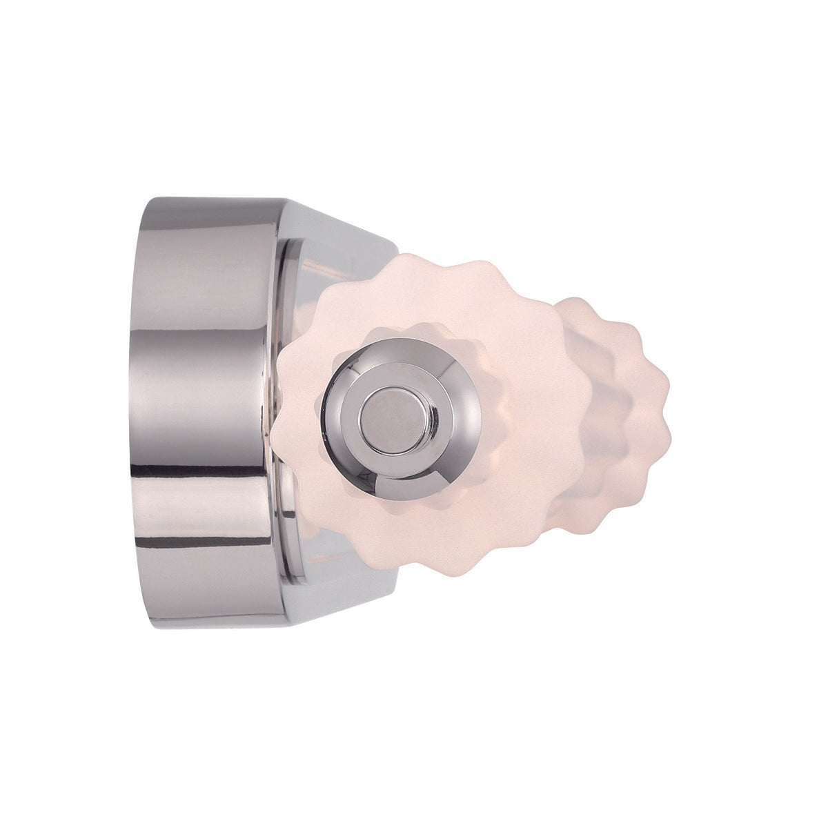 Eurofase Lighting Lansdowne 31" 1-Light Integrated LED Glass Shade Polished Nickel Steel Vanity Light