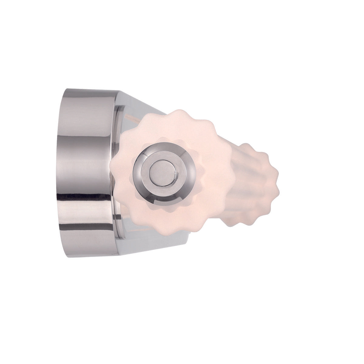 Eurofase Lighting Lansdowne 39" 1-Light Integrated LED Glass Shade Polished Nickel Steel Vanity Light