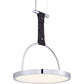 Eurofase Lighting Lappin 16" Large Round Dimmable Integrated LED Chrome Pendant Light