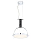 Eurofase Lighting Lappin 16" Large Round Dimmable Integrated LED Chrome Pendant Light