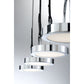 Eurofase Lighting Lappin 39" 4-Light Dimmable Integrated LED Chrome Linear Pendant Light