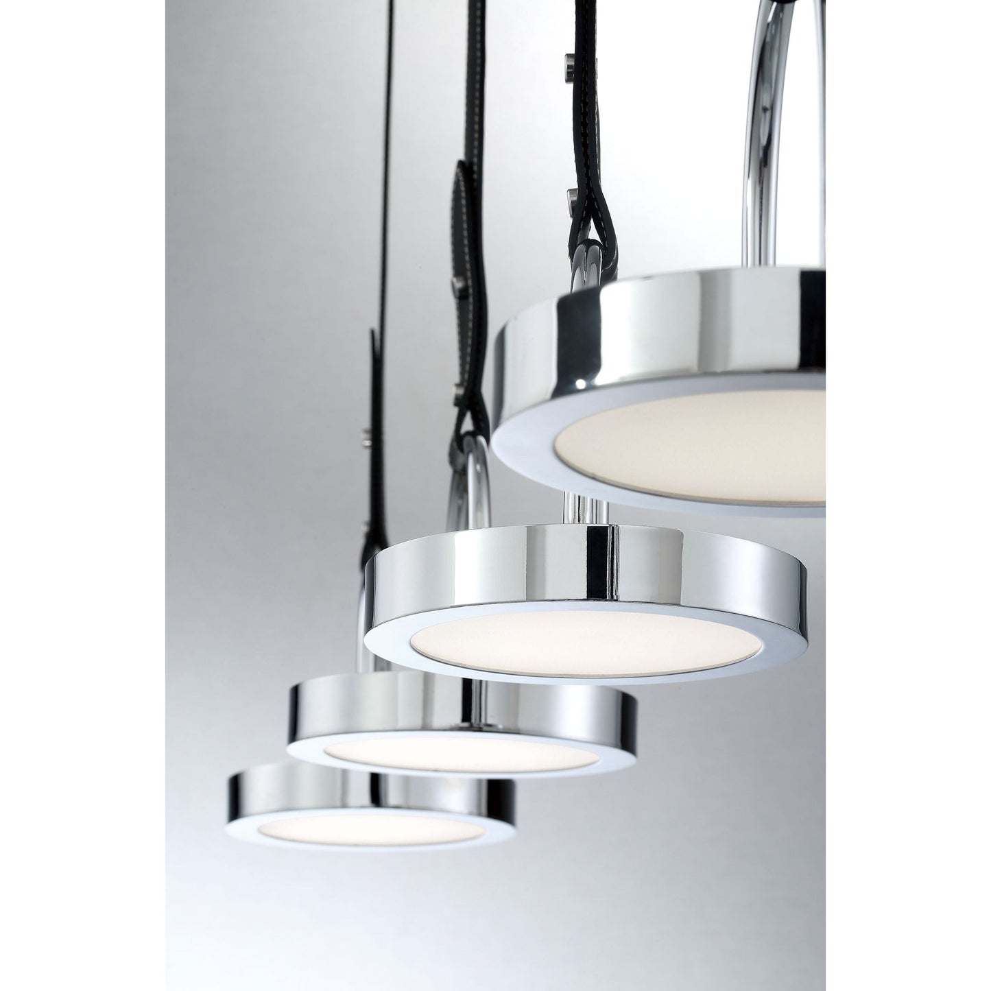 Eurofase Lighting Lappin 39" 4-Light Dimmable Integrated LED Chrome Linear Pendant Light