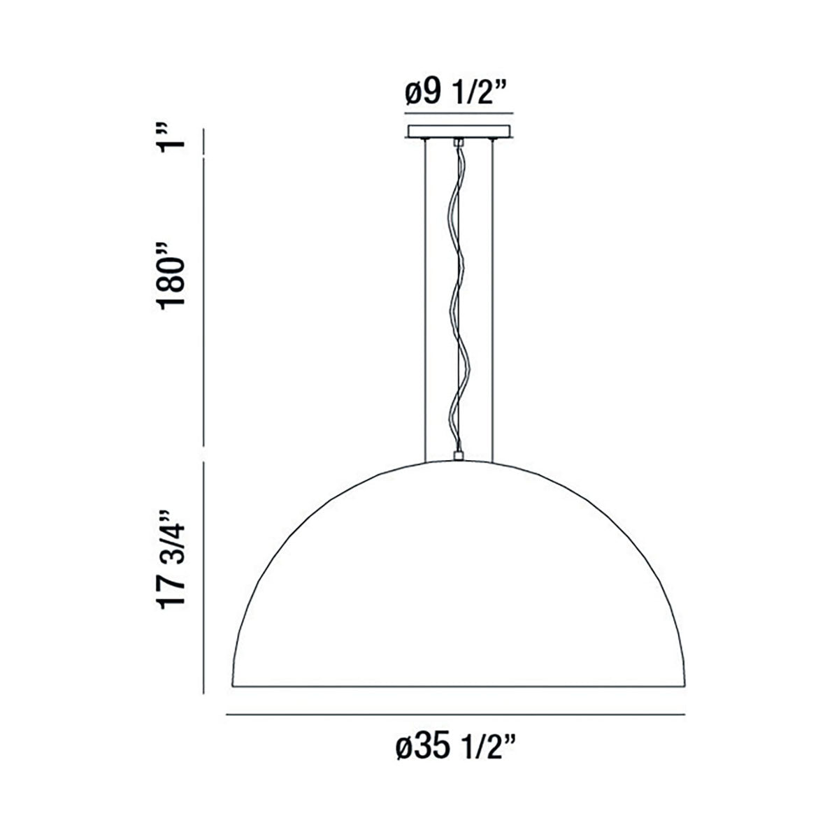 Eurofase Lighting Laverton 36" 1-Light Integrated LED White Glass Shade Matte Black Metal Pendant Light