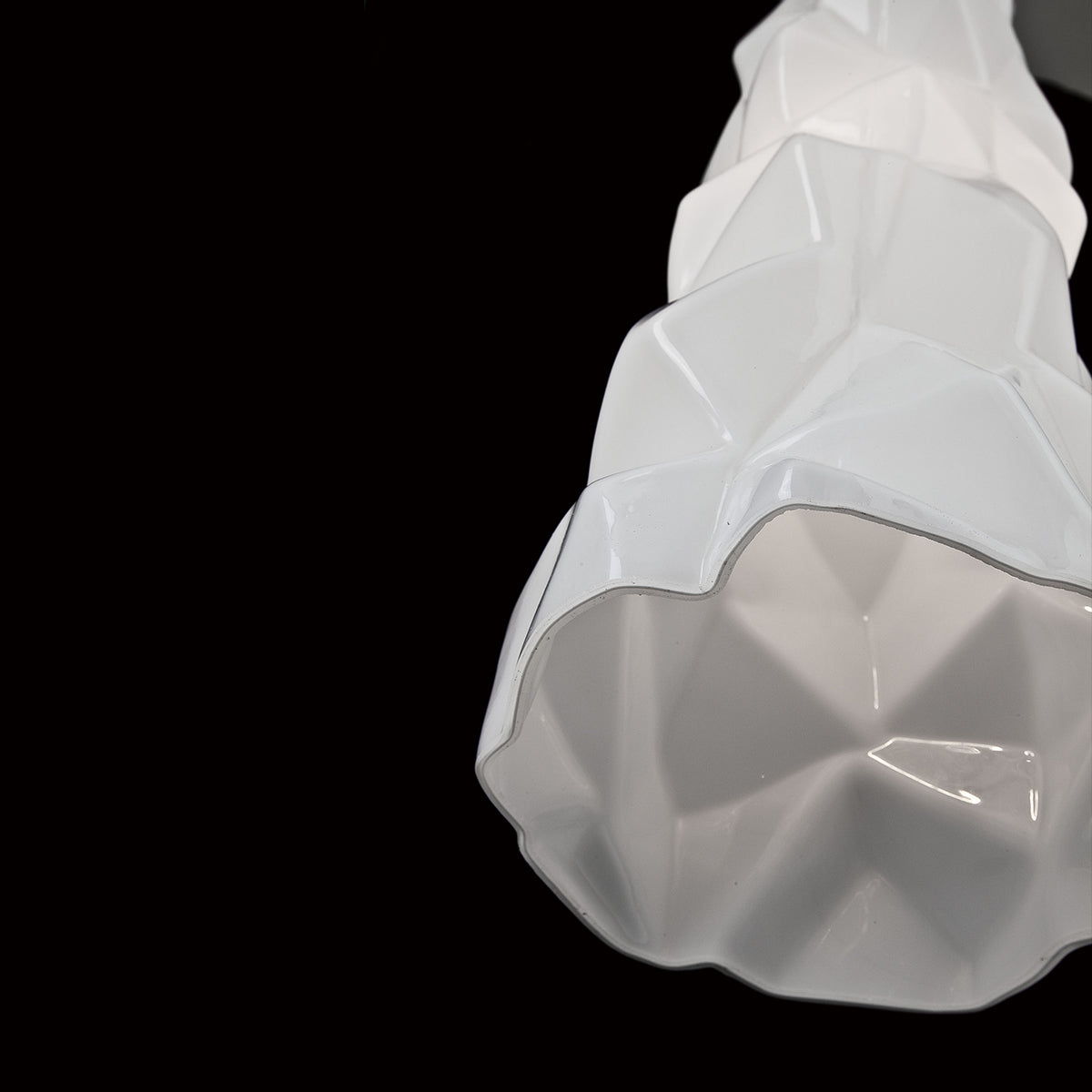 Eurofase Lighting Lazer 7" Dimmable Incandescent Chrome Pendant Light With Opal White Textured Glass Shade