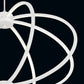 Eurofase Lighting Leggero 23" Round Dimmable Integrated LED White Aluminum Pendant Light With Frosted White Shade
