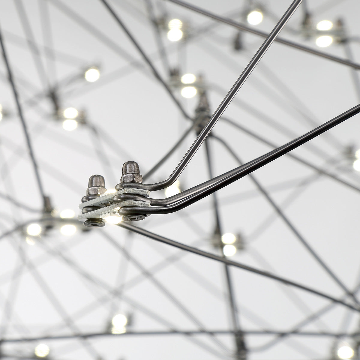 Eurofase Lighting Leonardelli 27" Small Dimmable Integrated LED Metal Dark Chrome Chandelier