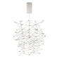Eurofase Lighting Leonardelli 48" Medium Dimmable Integrated LED Metal Chrome Chandelier