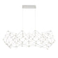 Eurofase Lighting Leonardelli 48" Medium Dimmable Integrated LED Metal Chrome Chandelier