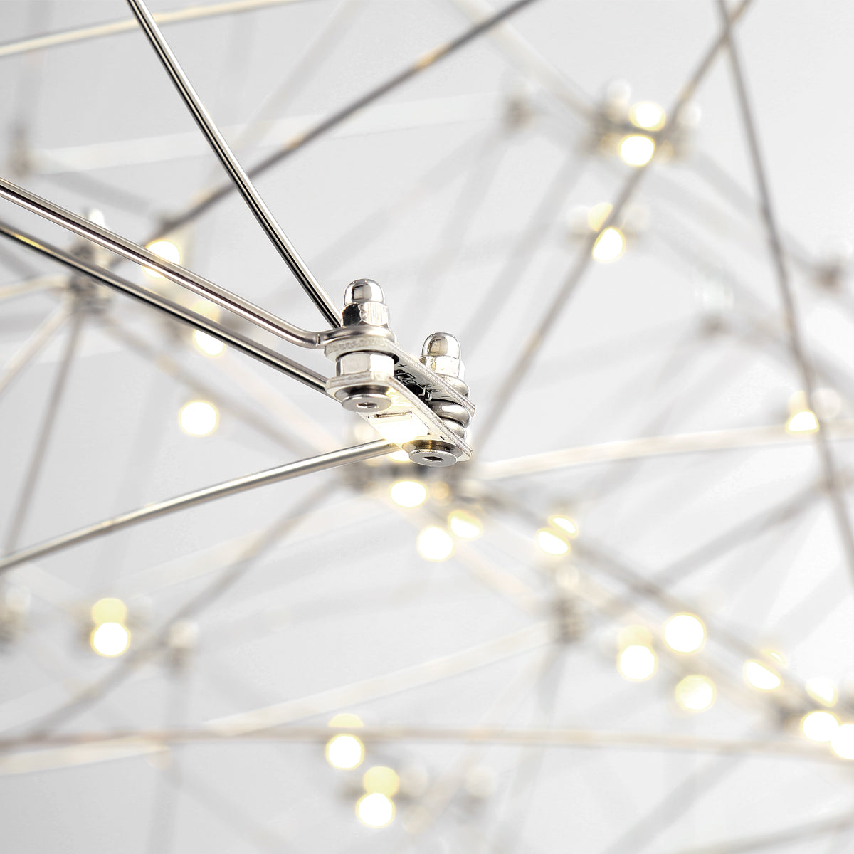Eurofase Lighting Leonardelli 65" Large Dimmable Integrated LED Metal Chrome Chandelier