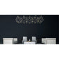 Eurofase Lighting Leonardelli 65" Large Dimmable Integrated LED Metal Chrome Chandelier
