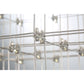 Eurofase Lighting Linwood 31" Dimmable Integrated LED Metal Chrome Chandelier