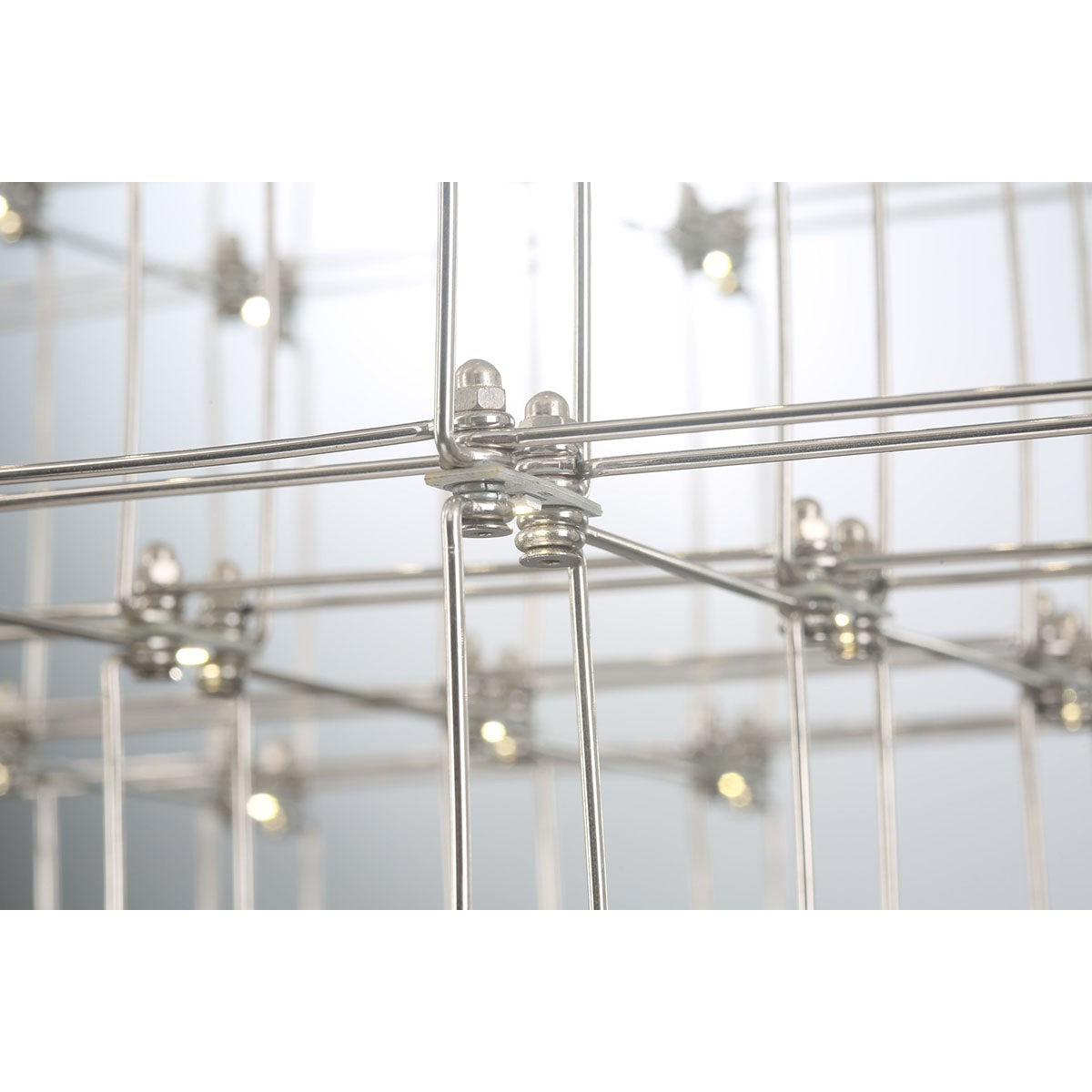Eurofase Lighting Linwood 31" Dimmable Integrated LED Metal Chrome Chandelier