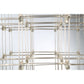 Eurofase Lighting Linwood 31" Dimmable Integrated LED Metal Chrome Chandelier