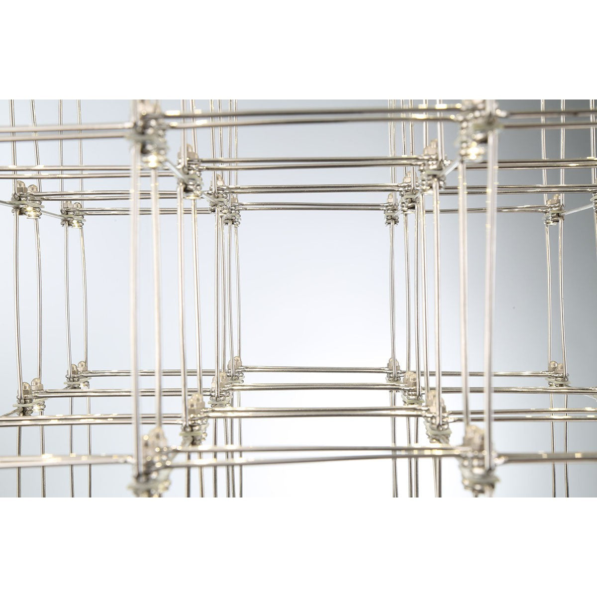 Eurofase Lighting Linwood 31" Dimmable Integrated LED Metal Chrome Chandelier