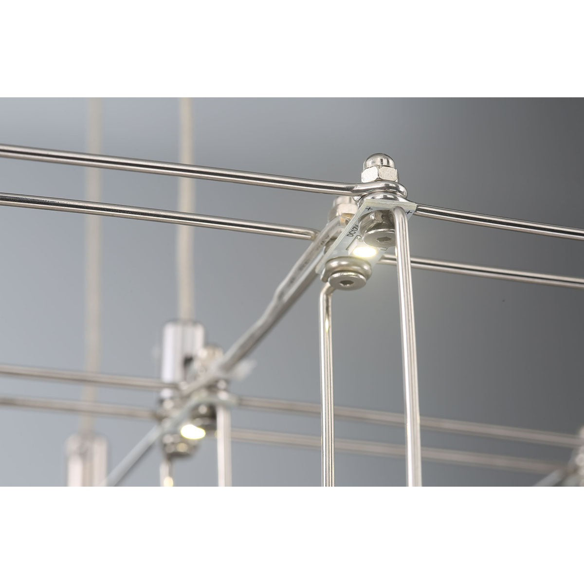 Eurofase Lighting Linwood 31" Dimmable Integrated LED Metal Chrome Chandelier