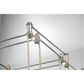 Eurofase Lighting Linwood 31" Dimmable Integrated LED Metal Chrome Chandelier