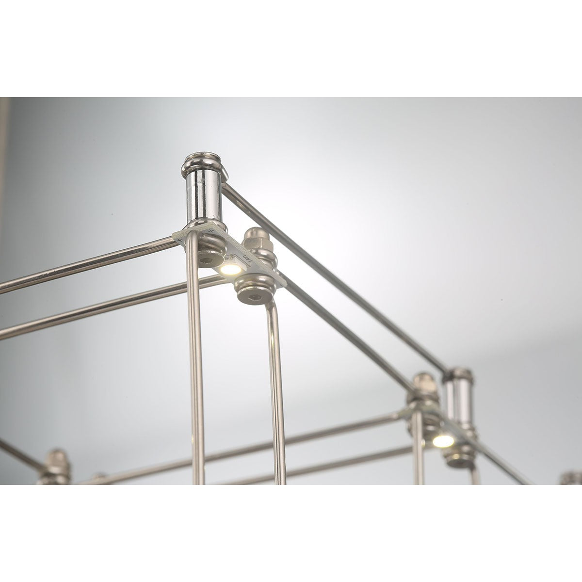 Eurofase Lighting Linwood 31" Dimmable Integrated LED Metal Chrome Chandelier