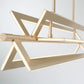 Eurofase Lighting Livra 43" Dimmable Integrated LED Gold Linear Chandelier