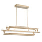 Eurofase Lighting Livra 43" Dimmable Integrated LED Gold Linear Chandelier