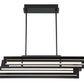 Eurofase Lighting Livra 43" Dimmable Integrated LED Matte Black Linear Chandelier