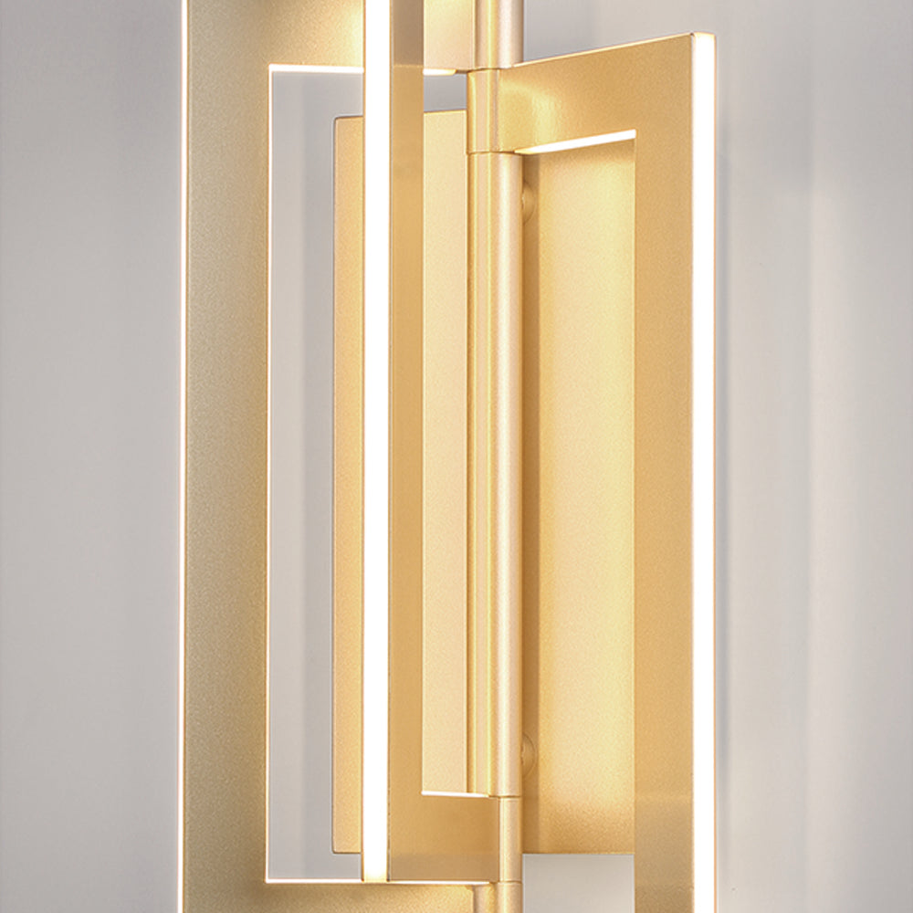 Eurofase Lighting Livra 8" Dimmable Integrated LED Gold Wall Sconce