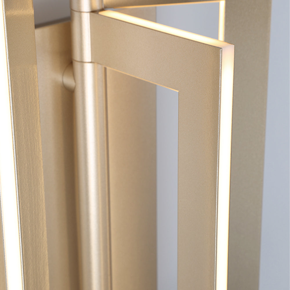 Eurofase Lighting Livra 8" Dimmable Integrated LED Gold Wall Sconce