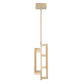 Eurofase Lighting Livra 9" Dimmable Integrated LED Gold Pendant Light