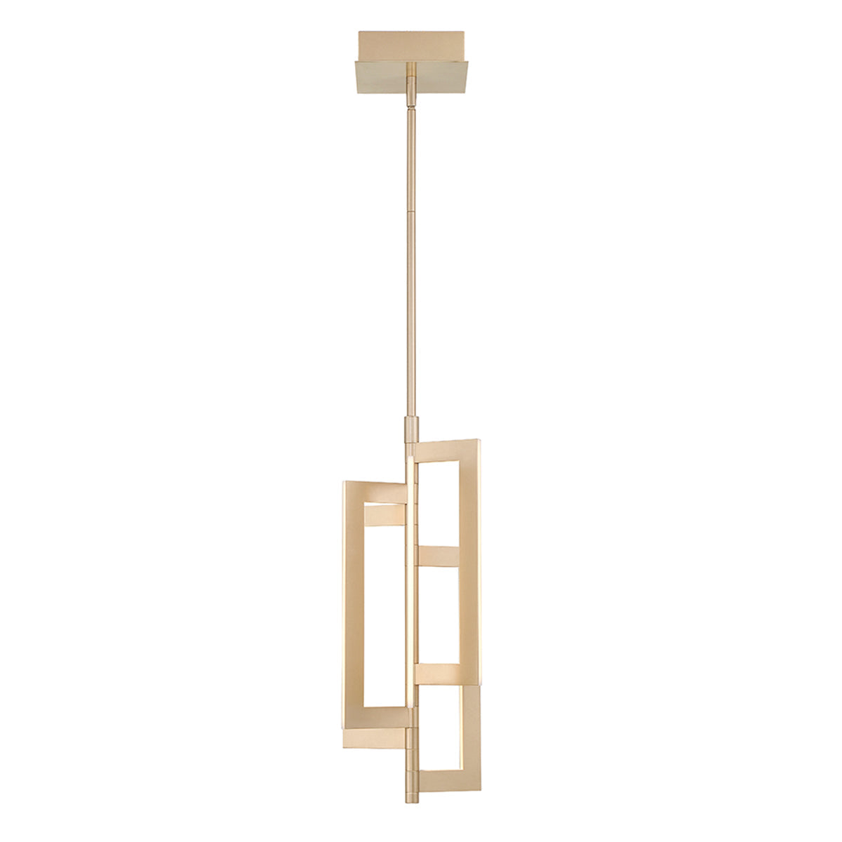 Eurofase Lighting Livra 9" Dimmable Integrated LED Gold Pendant Light