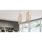 Eurofase Lighting Livra 9" Dimmable Integrated LED Gold Pendant Light