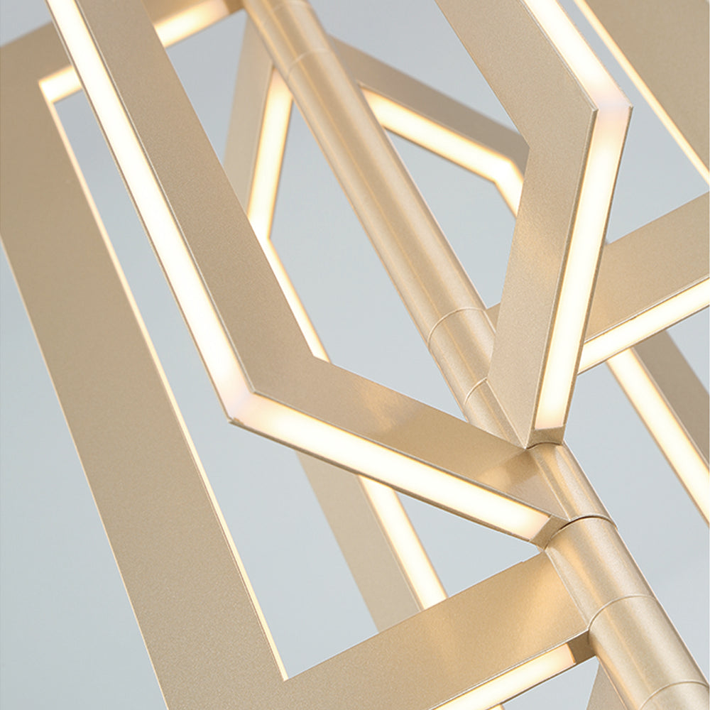 Eurofase Lighting Livra 9" Dimmable Integrated LED Gold Pendant Light