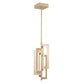 Eurofase Lighting Livra 9" Dimmable Integrated LED Gold Pendant Light