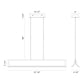 Eurofase Lighting Logan 38" Black Dimmable Integrated LED Metal Linear Chandelier