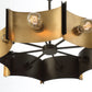 Eurofase Lighting Metallo 30" 8-Light Dimmable Incandescent Bare Bulb Bronze Chandelier