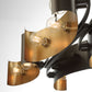 Eurofase Lighting Metallo 48" 12-Light Dimmable Incandescent Bare Bulb Bronze Linear Chandelier